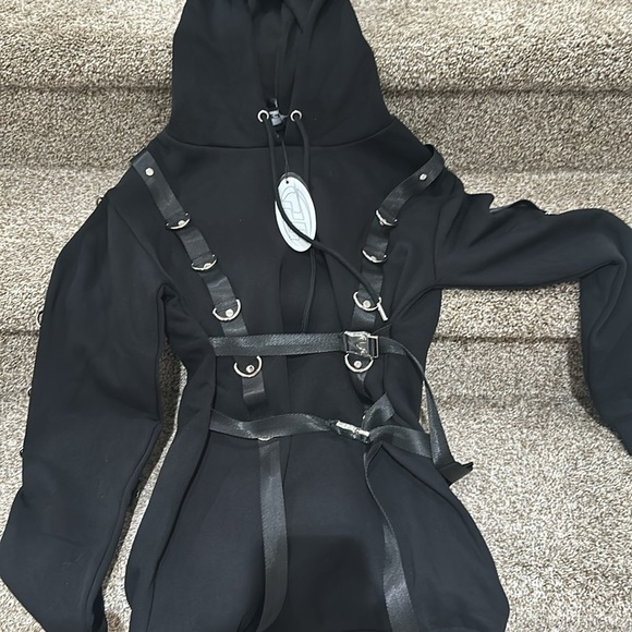 Nwt POSTER GRL CAME TO SLAY HARNESS HOODIE - Picture 5 of 5